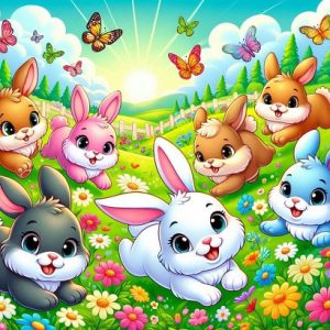 داستان کودکانه مخصوص خواب مسابقه خرگوش ها
