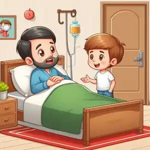 داستان کودکانه هدیه ای برای دایی رضا