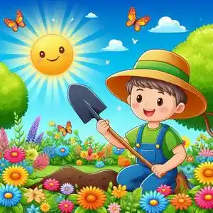 داستان کودکانه باغبان باشی با صدای مریم نشیبا