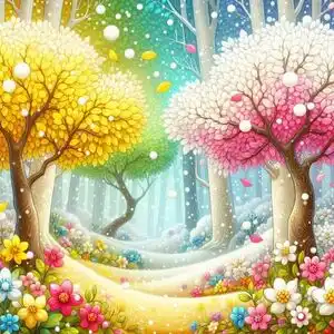 داستان کودکانه چهارفصل با صدای پگاه قصه گو