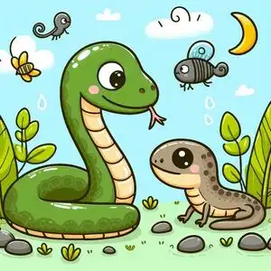 داستان کودکانه مار زنگی با صدای خاله شادی مرسی تی وی