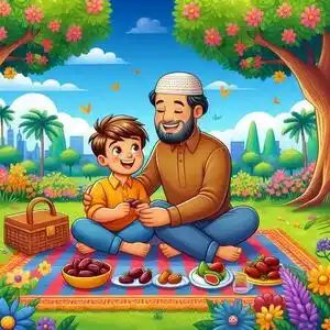 داستان کودکانه خدا و خرما
