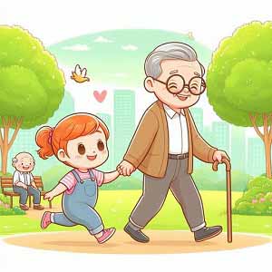 داستان صوتی کودکانه بابابزرگ با صدای مریم نشیبا